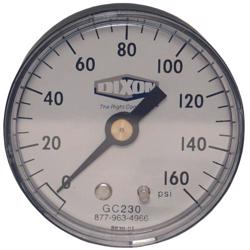 GC230 ABS Standard Dry Gauge Center Back Mount